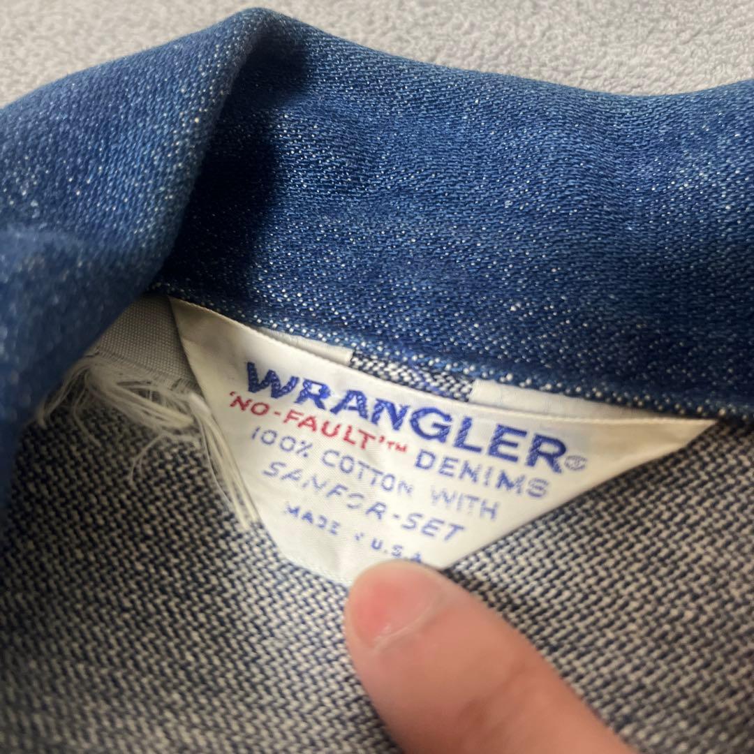 ジャケット・アウター 80s Wrangler NO FAULT DENIMS 124MJ