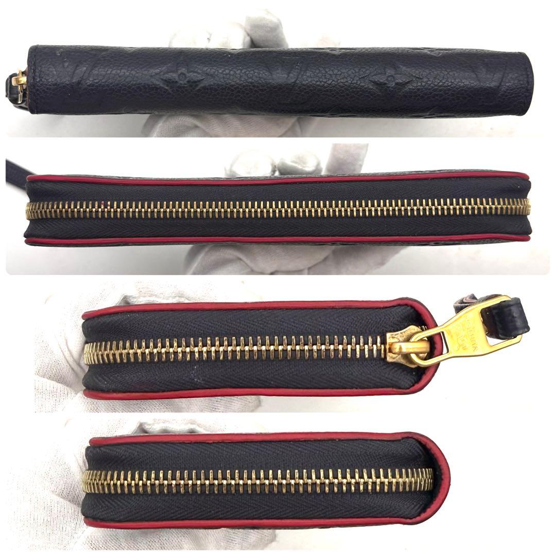 【極上美品】ルイヴィトン アンプラント マリーヌルージュジッピーウォレット