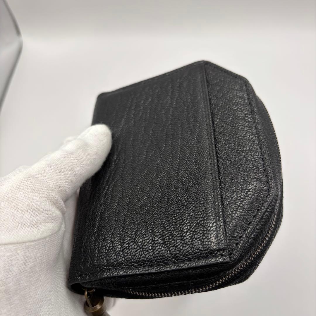 美品　POSTALCO ケトルジッパーウォレット　コンパクトウォレット　ブラック