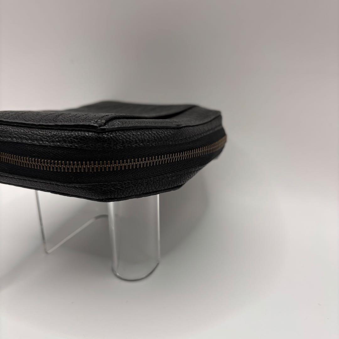 美品　POSTALCO ケトルジッパーウォレット　コンパクトウォレット　ブラック