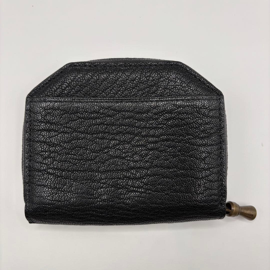 美品　POSTALCO ケトルジッパーウォレット　コンパクトウォレット　ブラック