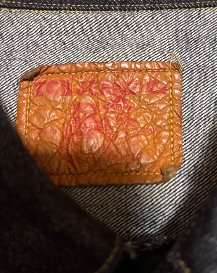 tcb jeans 40s 大戦モデル 赤タグ セットアップ Tcb