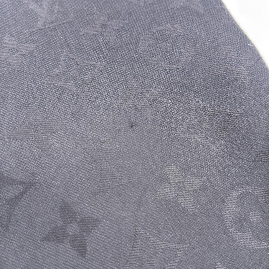 【美品】ルイヴィトン ショール モノグラム シャイン ノワール 大判ストール