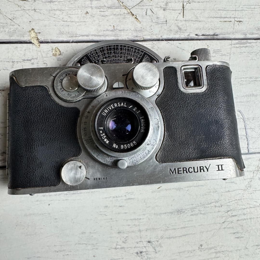 ② MERCURY II ハーフサイズカメラ USAカメラ ヴィンテージ