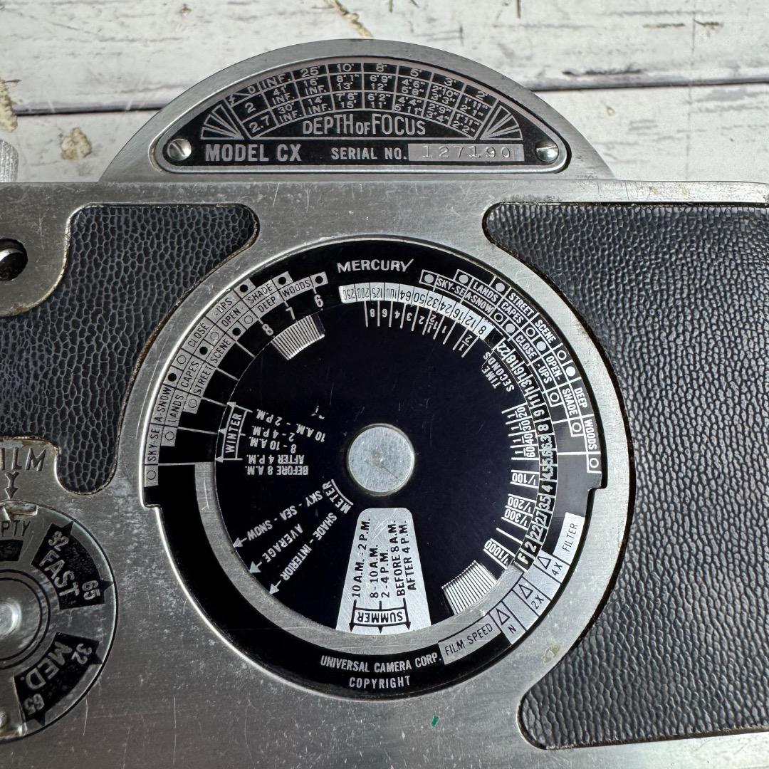 ② MERCURY II ハーフサイズカメラ USAカメラ ヴィンテージ