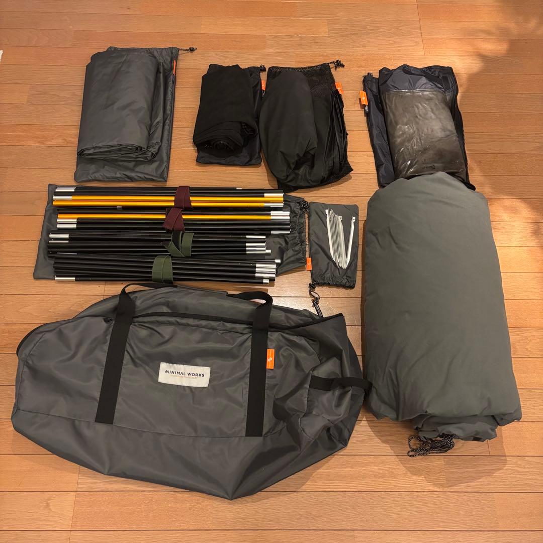 【フルセット２回使用】シェルターGH チャコール