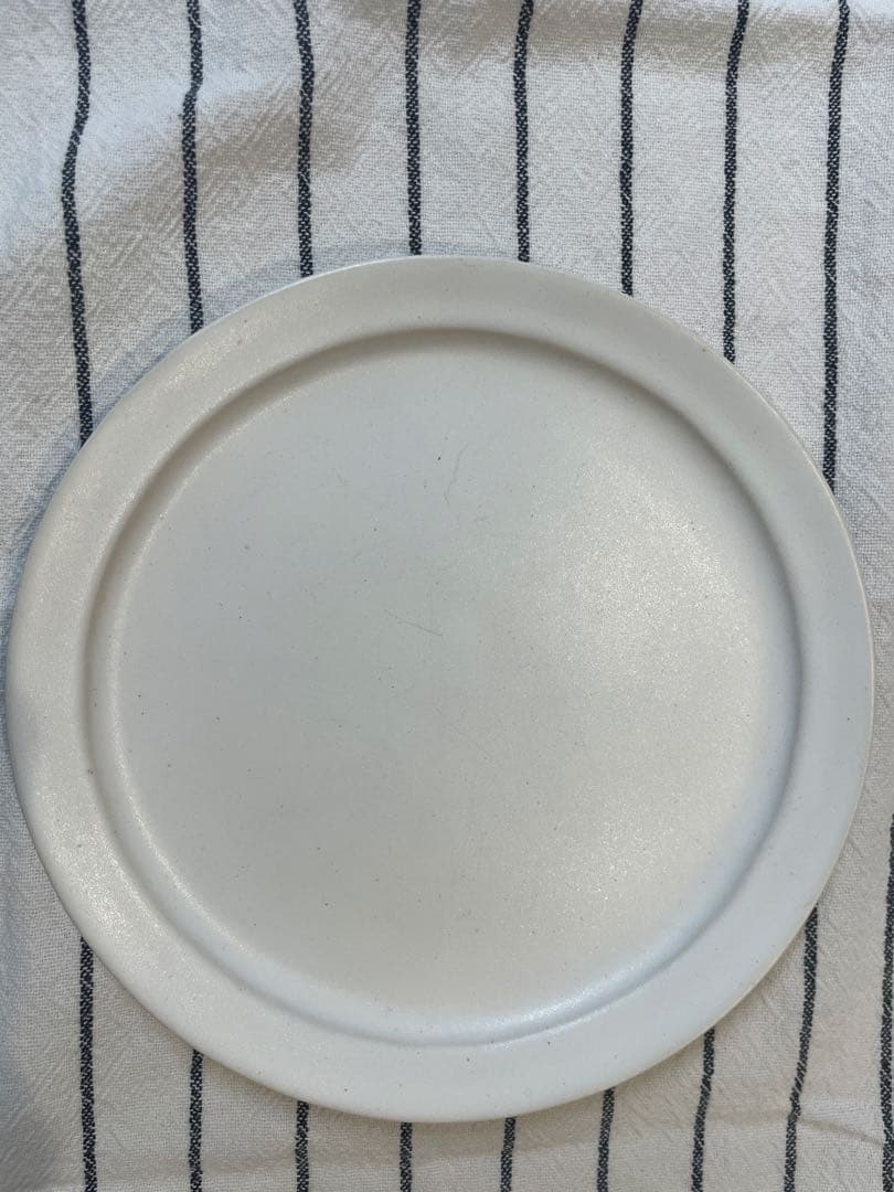 オランダパン皿2枚セット/安藤雅信 /白マット釉 /φ18/H1.5(cm)