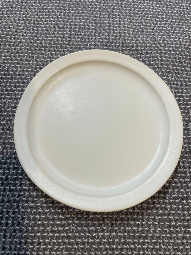 オランダパン皿2枚セット/安藤雅信 /白マット釉 /φ18/H1.5(cm)