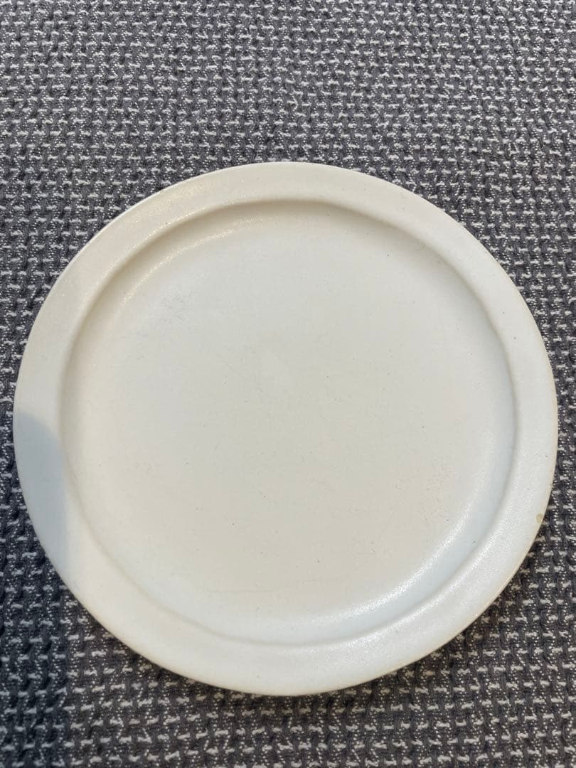 オランダパン皿2枚セット/安藤雅信 /白マット釉 /φ18/H1.5(cm)