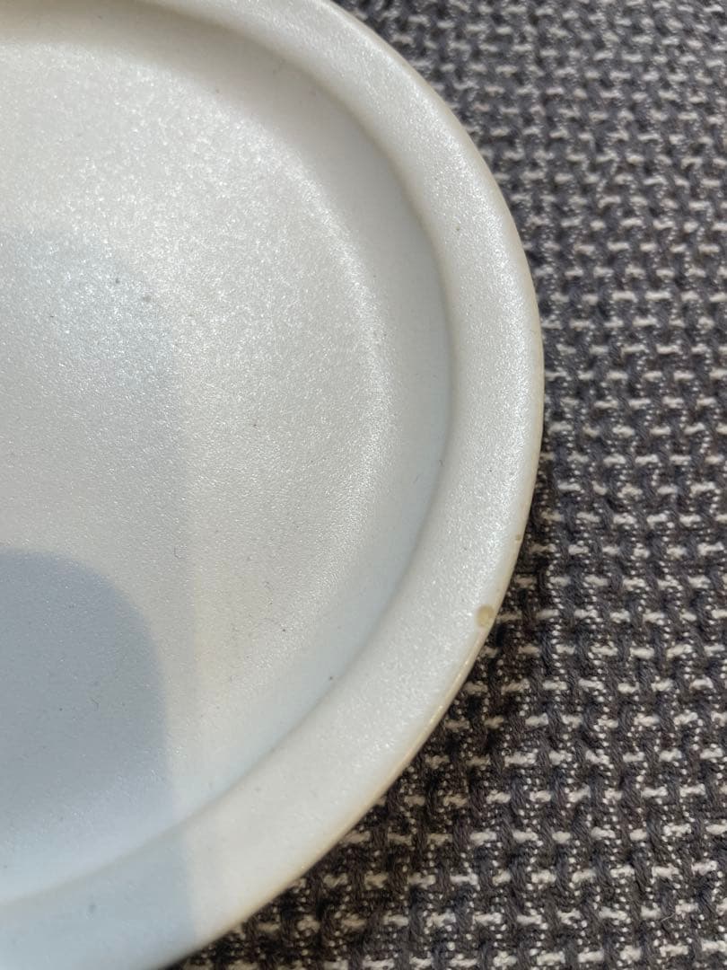 オランダパン皿2枚セット/安藤雅信 /白マット釉 /φ18/H1.5(cm)