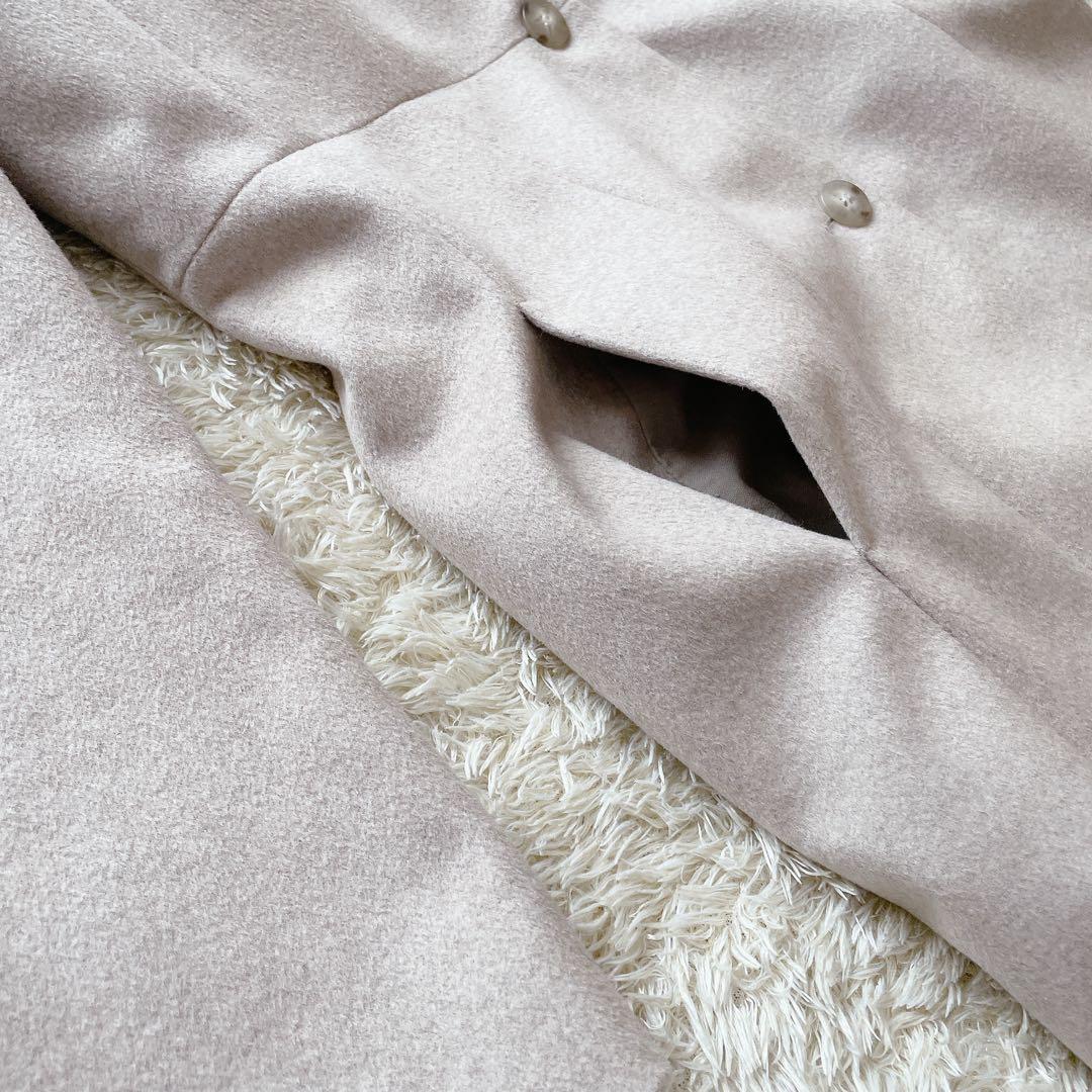 美品✨マックスマーラ MAX&Co. ロングコート アンゴラ混 グレージュ