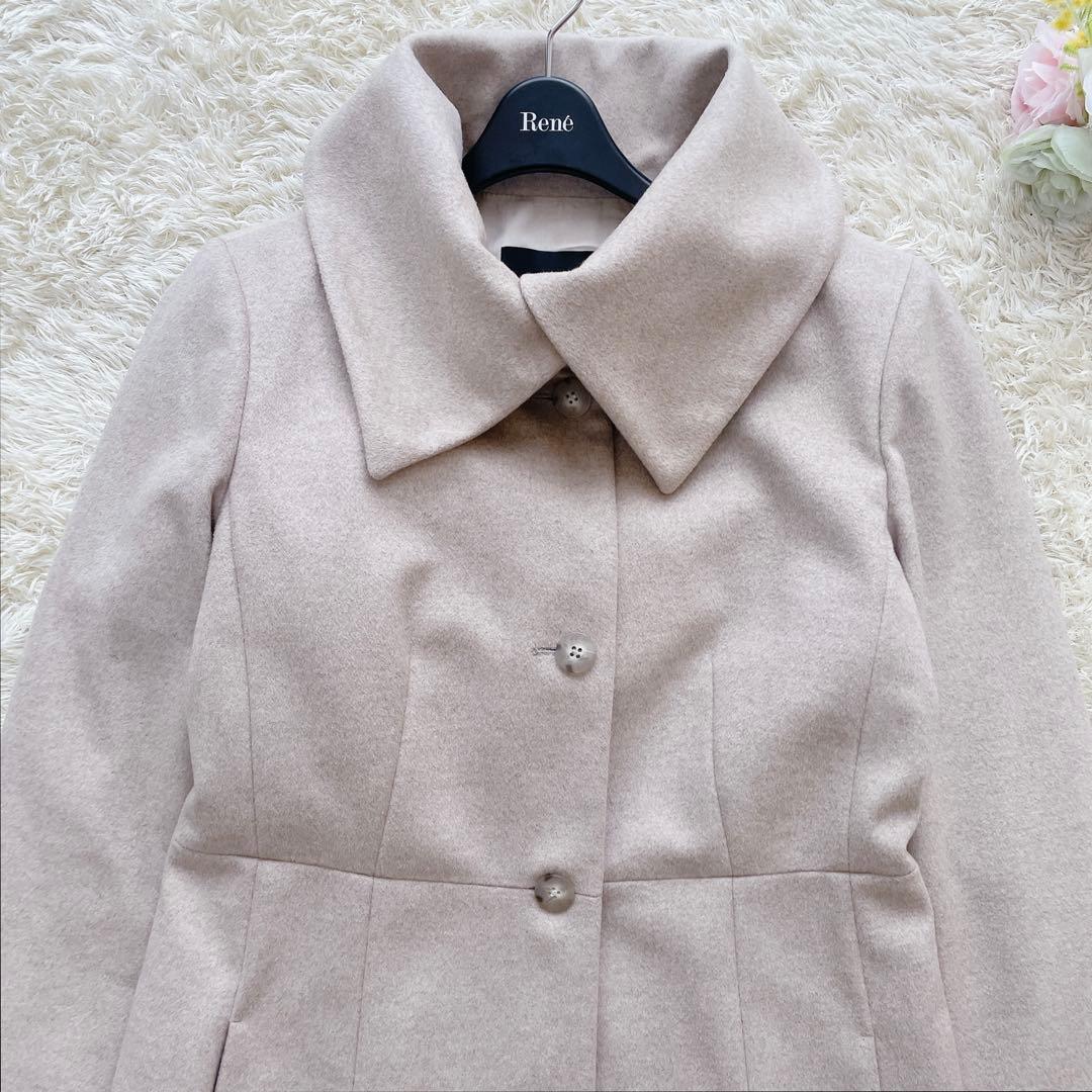 美品✨マックスマーラ MAX&Co. ロングコート アンゴラ混 グレージュ