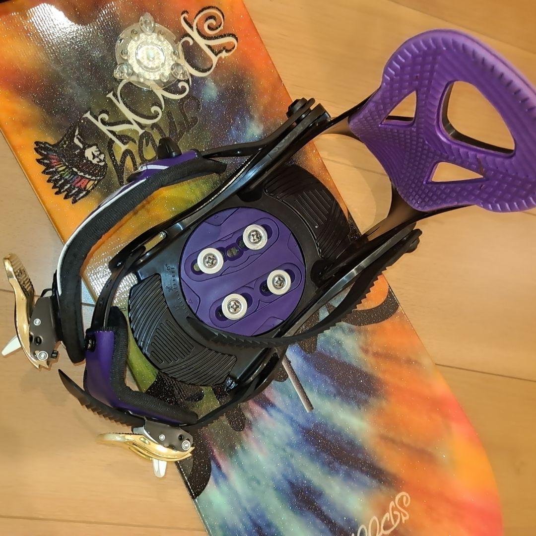 BURTON×SPOON　上位キッズスノーボードセット　バートンバイン付