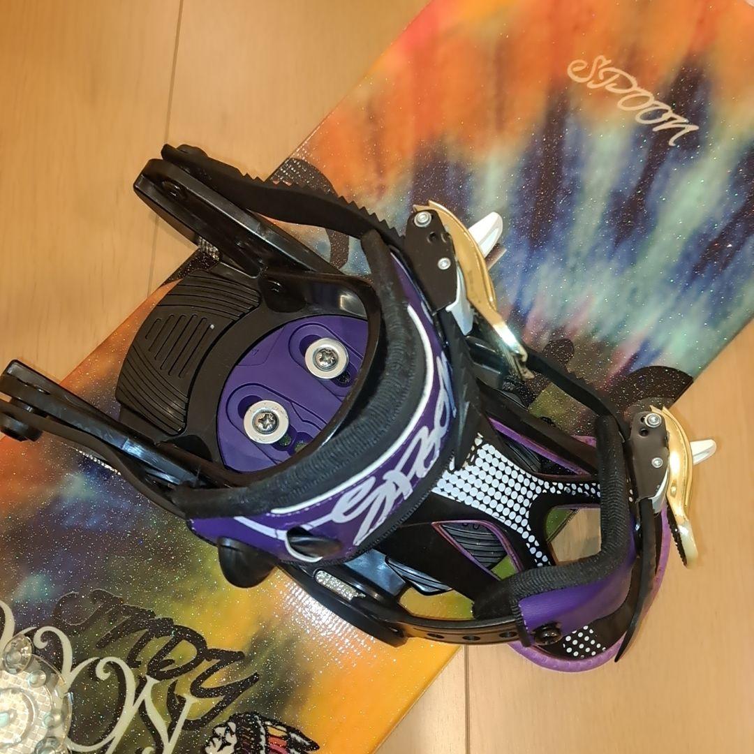 BURTON×SPOON　上位キッズスノーボードセット　バートンバイン付