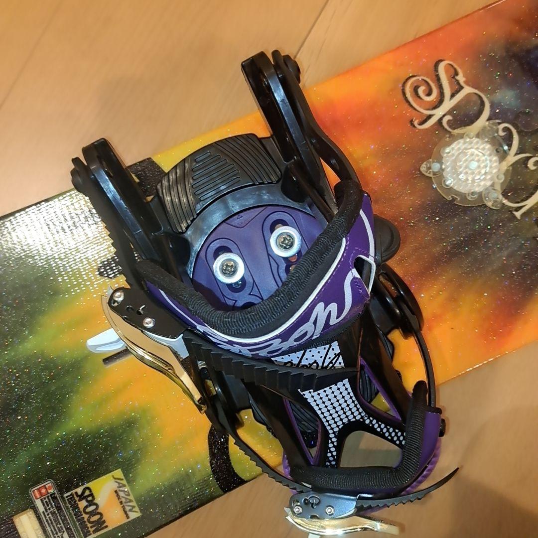 BURTON×SPOON　上位キッズスノーボードセット　バートンバイン付