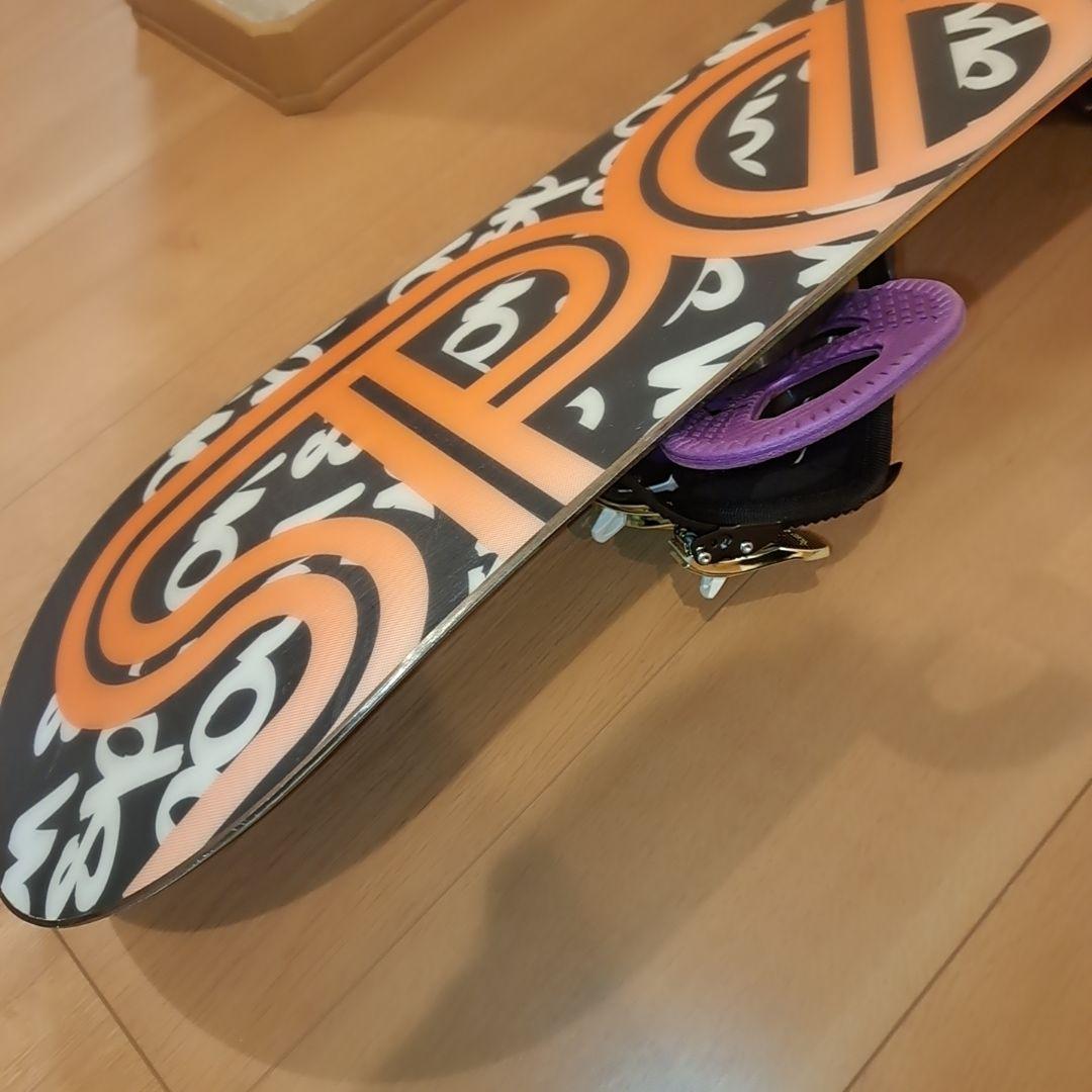 BURTON×SPOON　上位キッズスノーボードセット　バートンバイン付