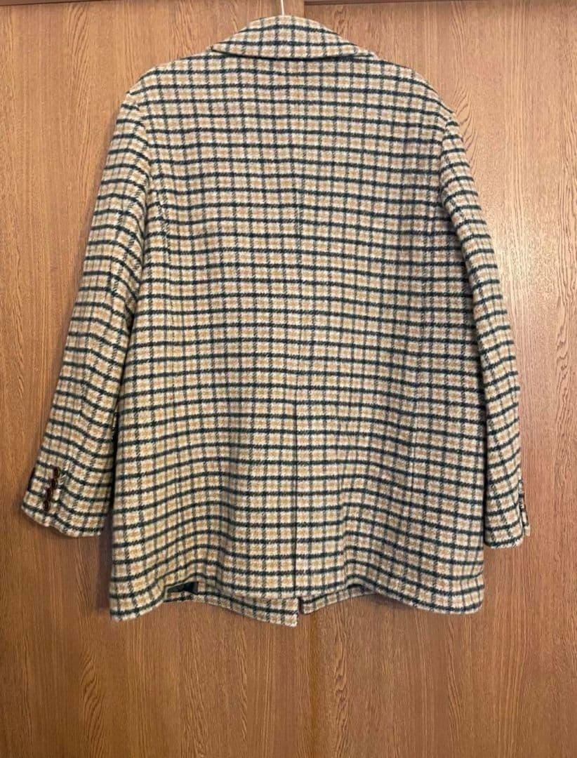 ジャケット・アウター Ameri CHECK ECO WOOL BIG JACKET