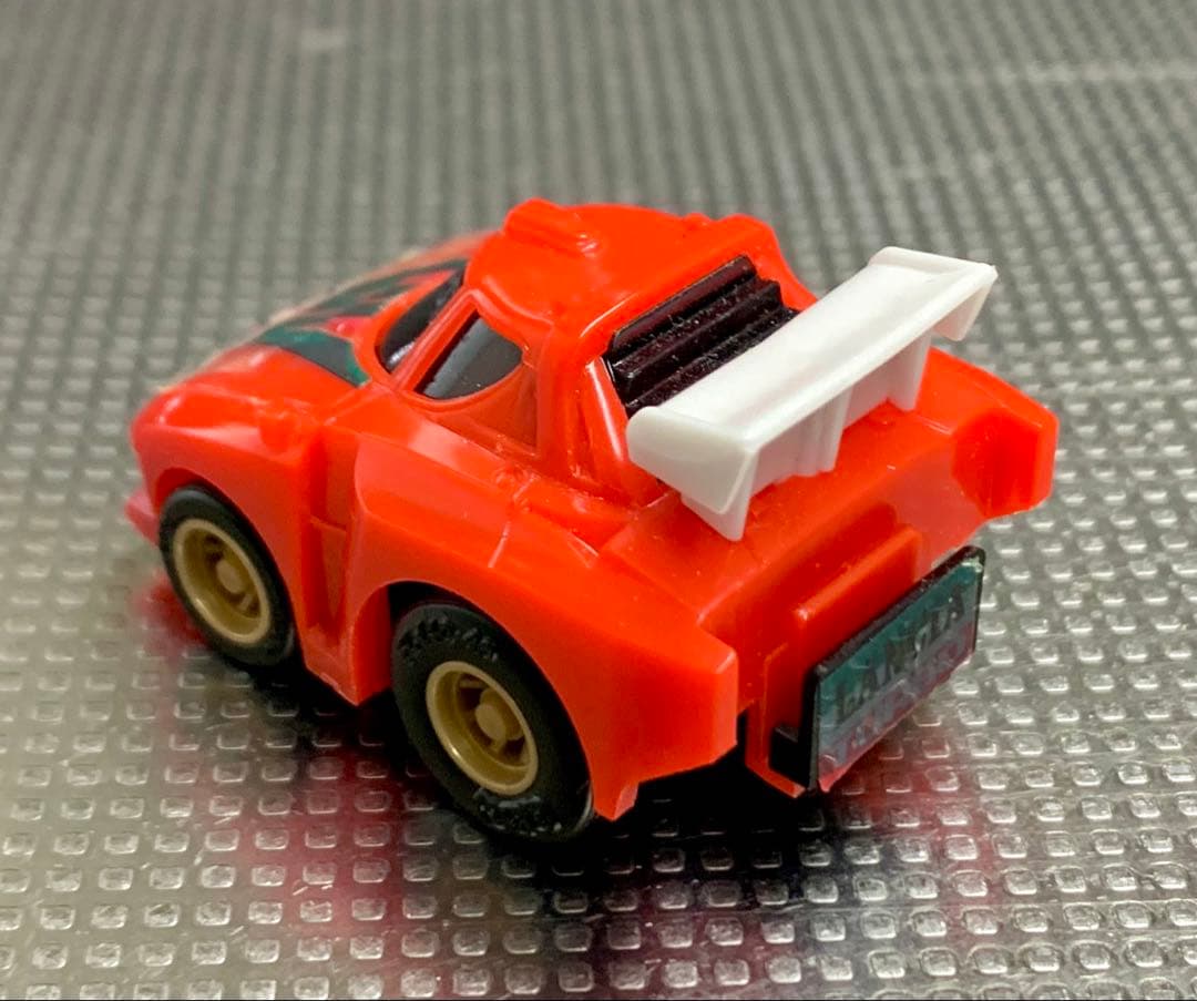 チョロQ A-37・ランチア・ストラトス・赤成型色ボディ・白ウイング・珍品・希少