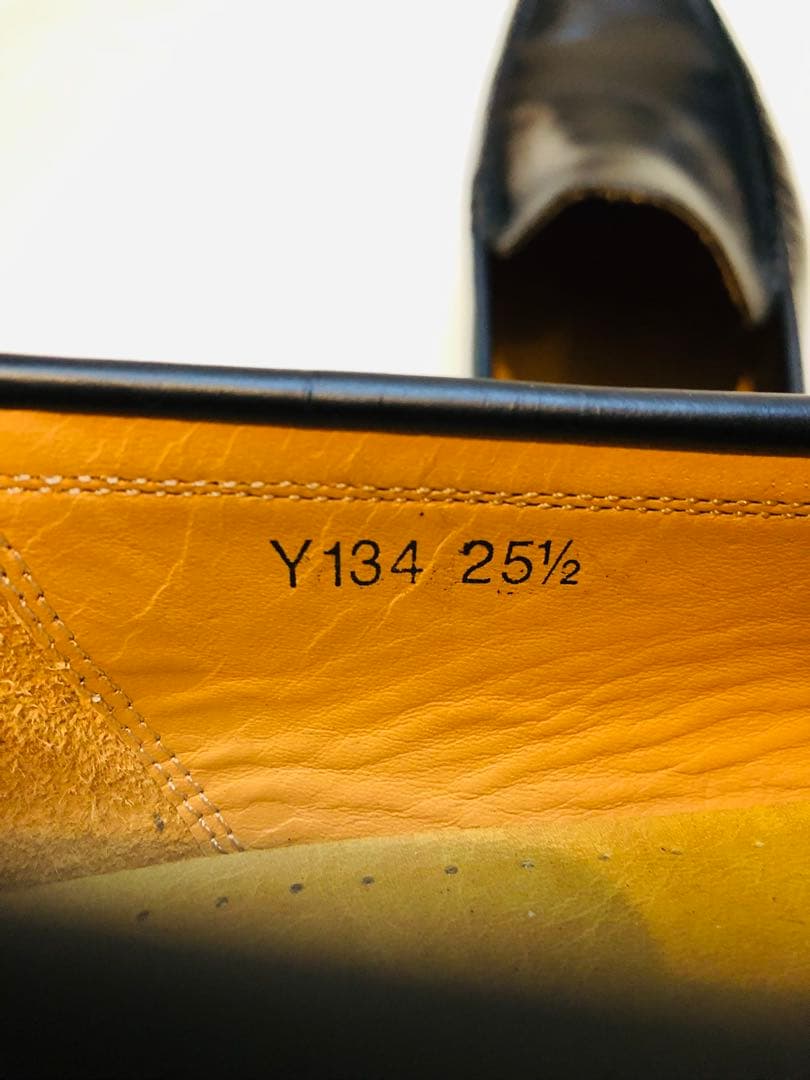 ★超美品★定価24,800円！リーガル REGAL スリッポン 本革 25.5