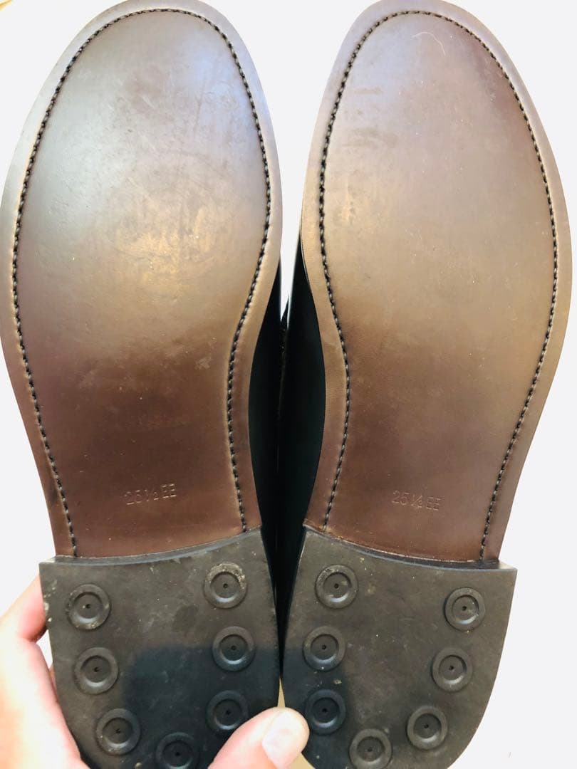 ★超美品★定価24,800円！リーガル REGAL スリッポン 本革 25.5