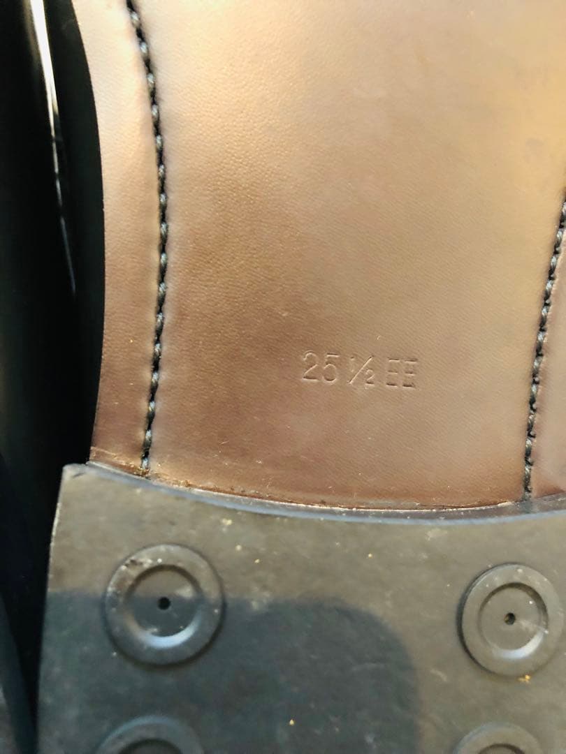 ★超美品★定価24,800円！リーガル REGAL スリッポン 本革 25.5