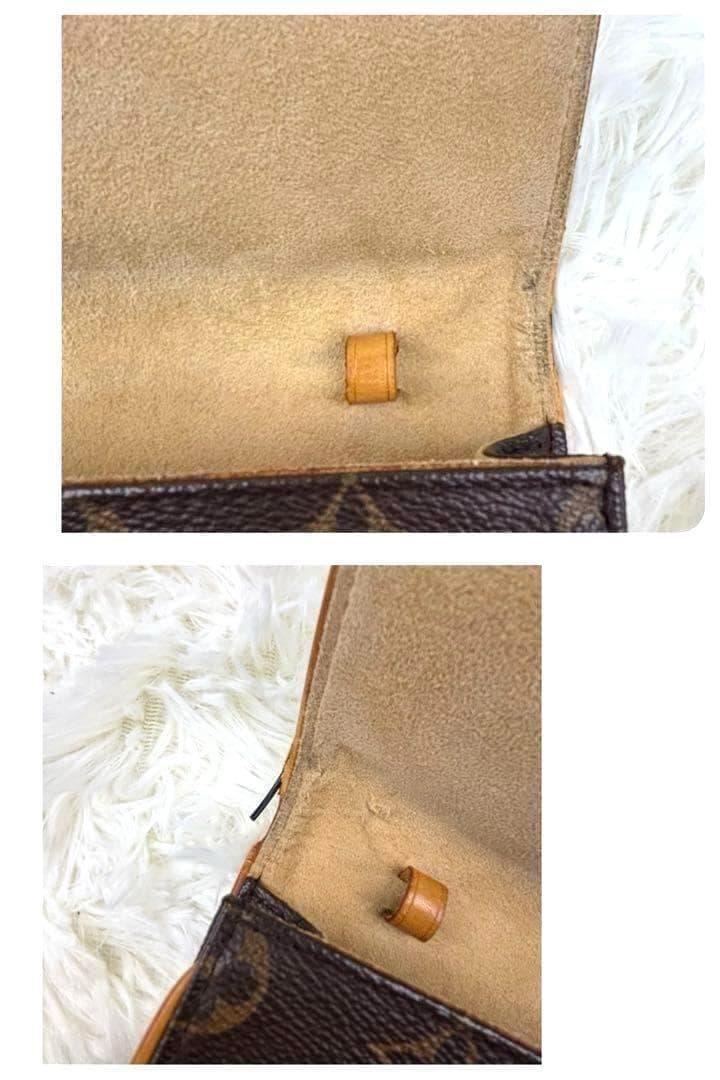 ルイヴィトン ポシェットツイン GM モノグラム M51852 クラッチバッグ