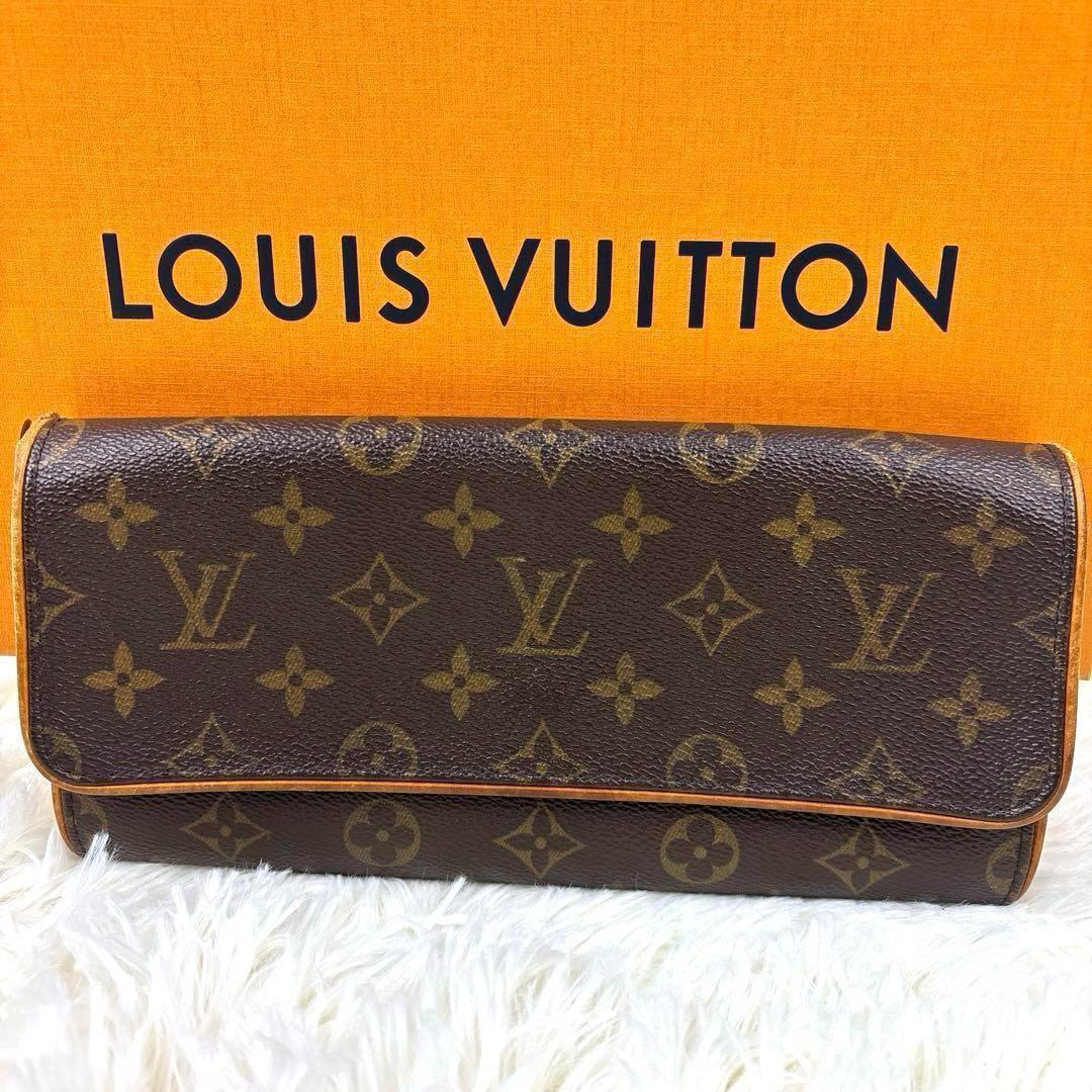 ルイヴィトン ポシェットツイン GM モノグラム M51852 クラッチバッグ
