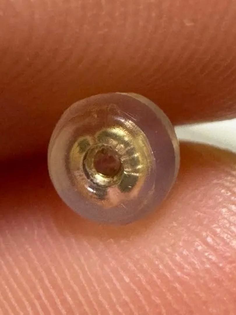 K18 天然ガーネットネックレスとピアスセット