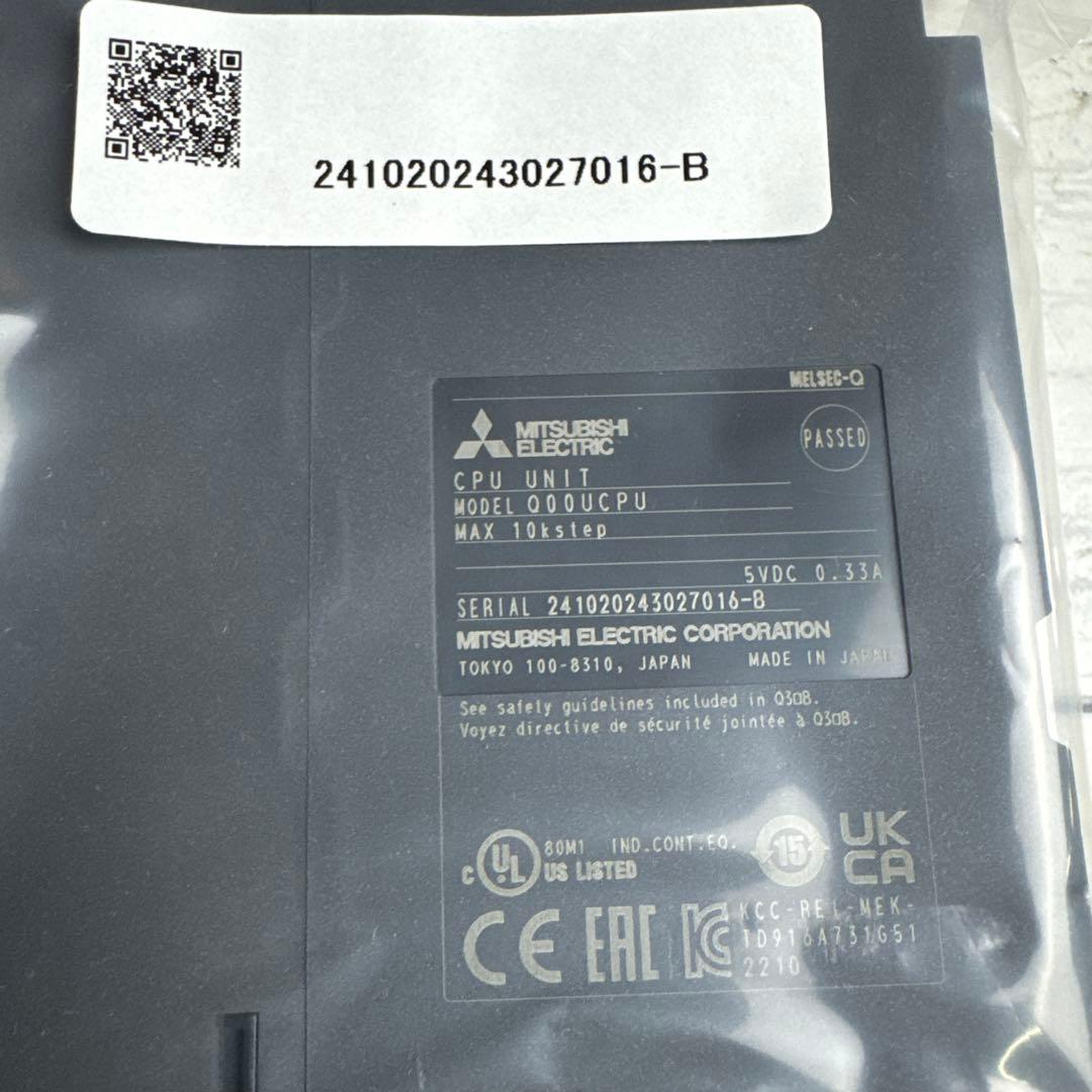 未使用 三菱 Q00UCPU 汎用シーケンサ MITSUBISHI