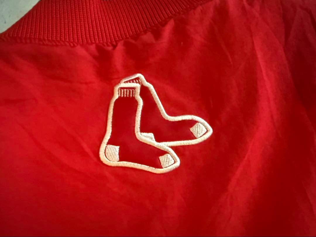 白米さま専用　MLBメジャーリーグボストン レッドソックス　スタジャンXXL 赤
