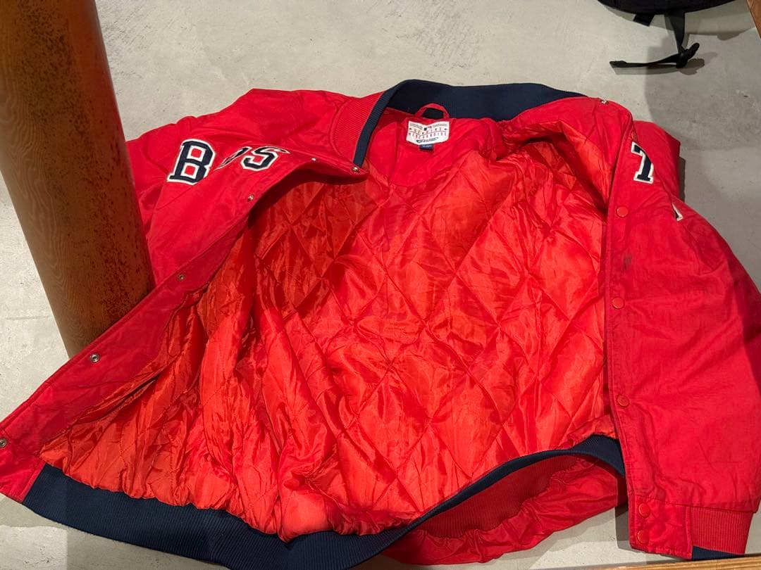 白米さま専用　MLBメジャーリーグボストン レッドソックス　スタジャンXXL 赤