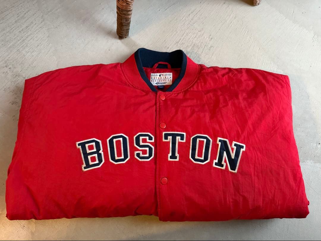 白米さま専用　MLBメジャーリーグボストン レッドソックス　スタジャンXXL 赤
