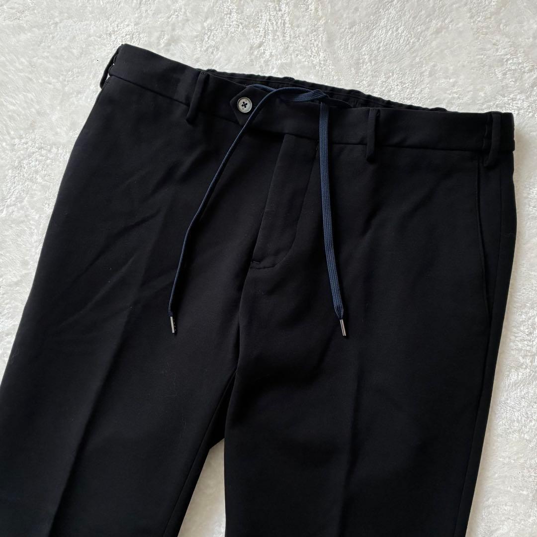 【極美品】PT TORINO TRAVEL ストレッチスラックス 黒 50 XL