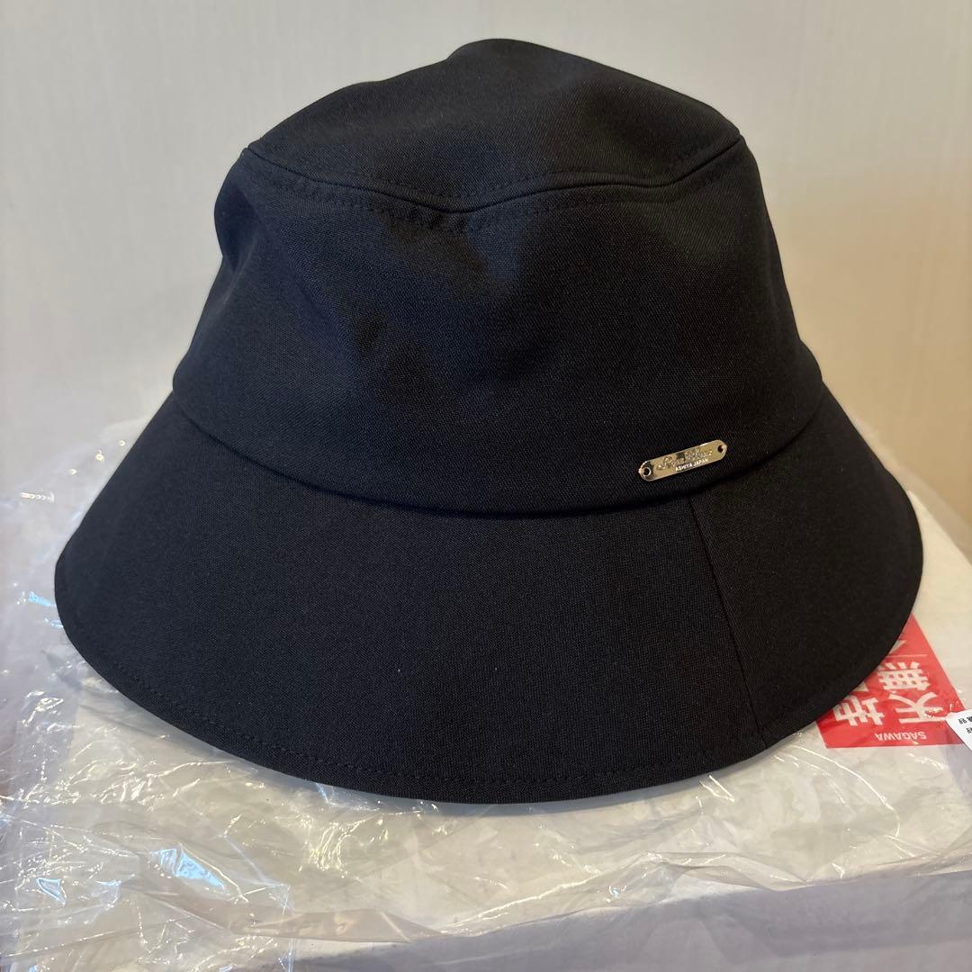 【新品タグ付き】ロサブラン 黒 バケットハット M