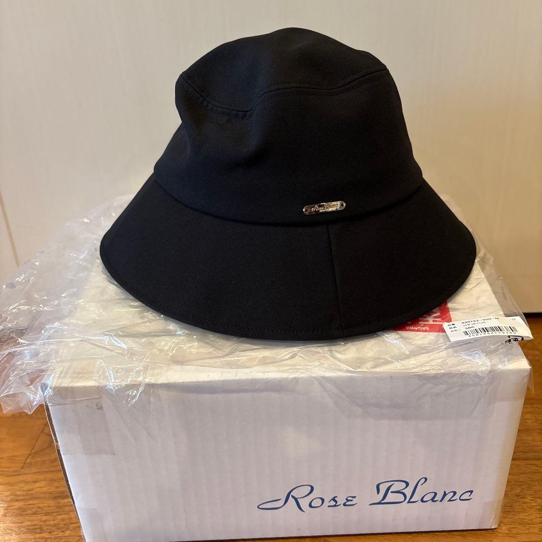 【新品タグ付き】ロサブラン 黒 バケットハット M