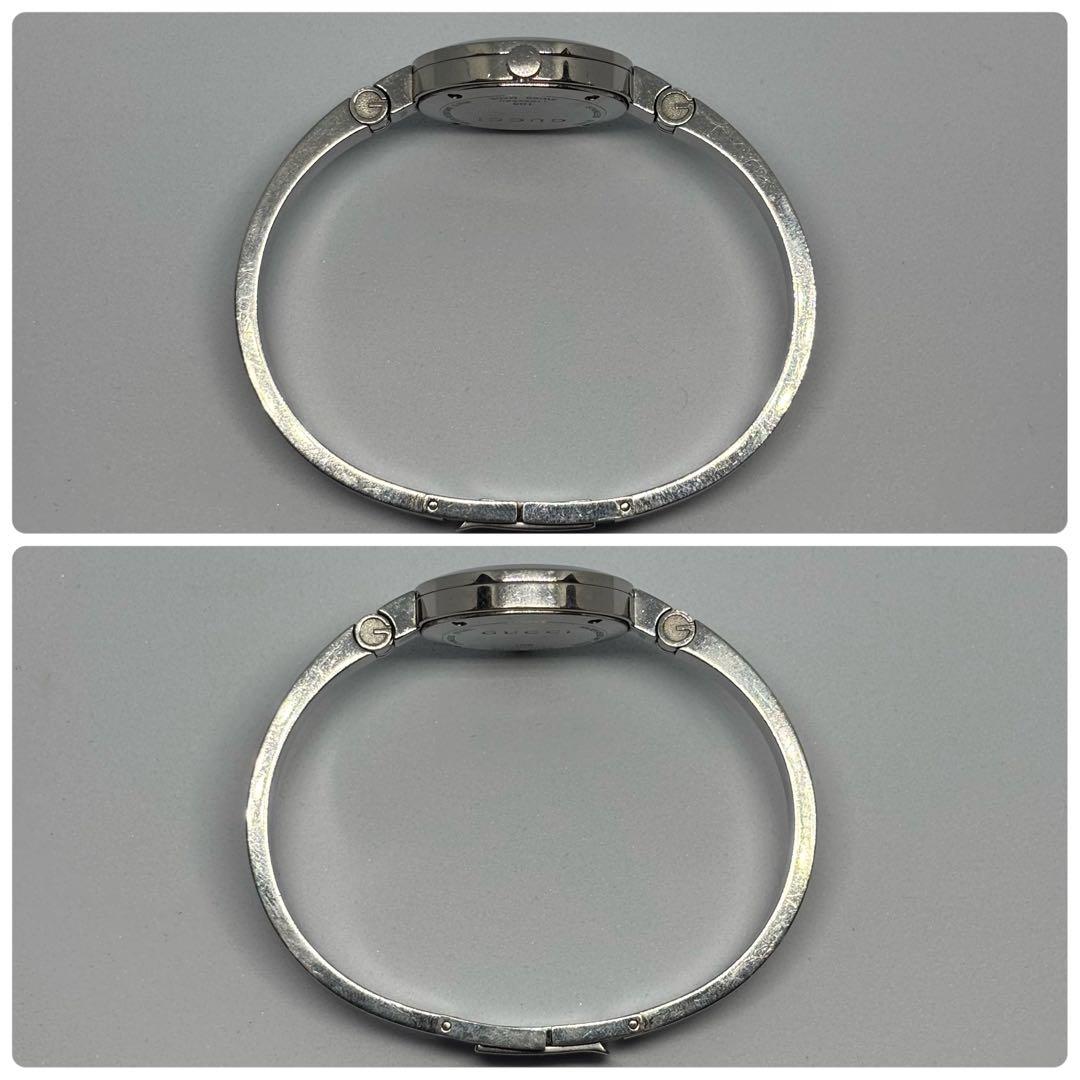 【新品電池交換済み】GUCCI グッチ　シェリーライン　105 GGラウンド