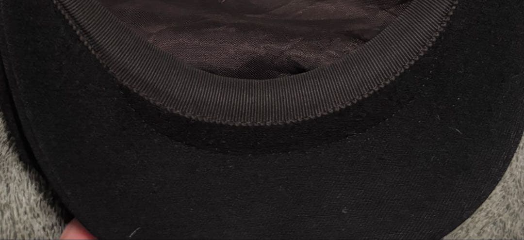 HERMES エルメス ハンチング ベレー帽 キャップ ブラック サイズ60