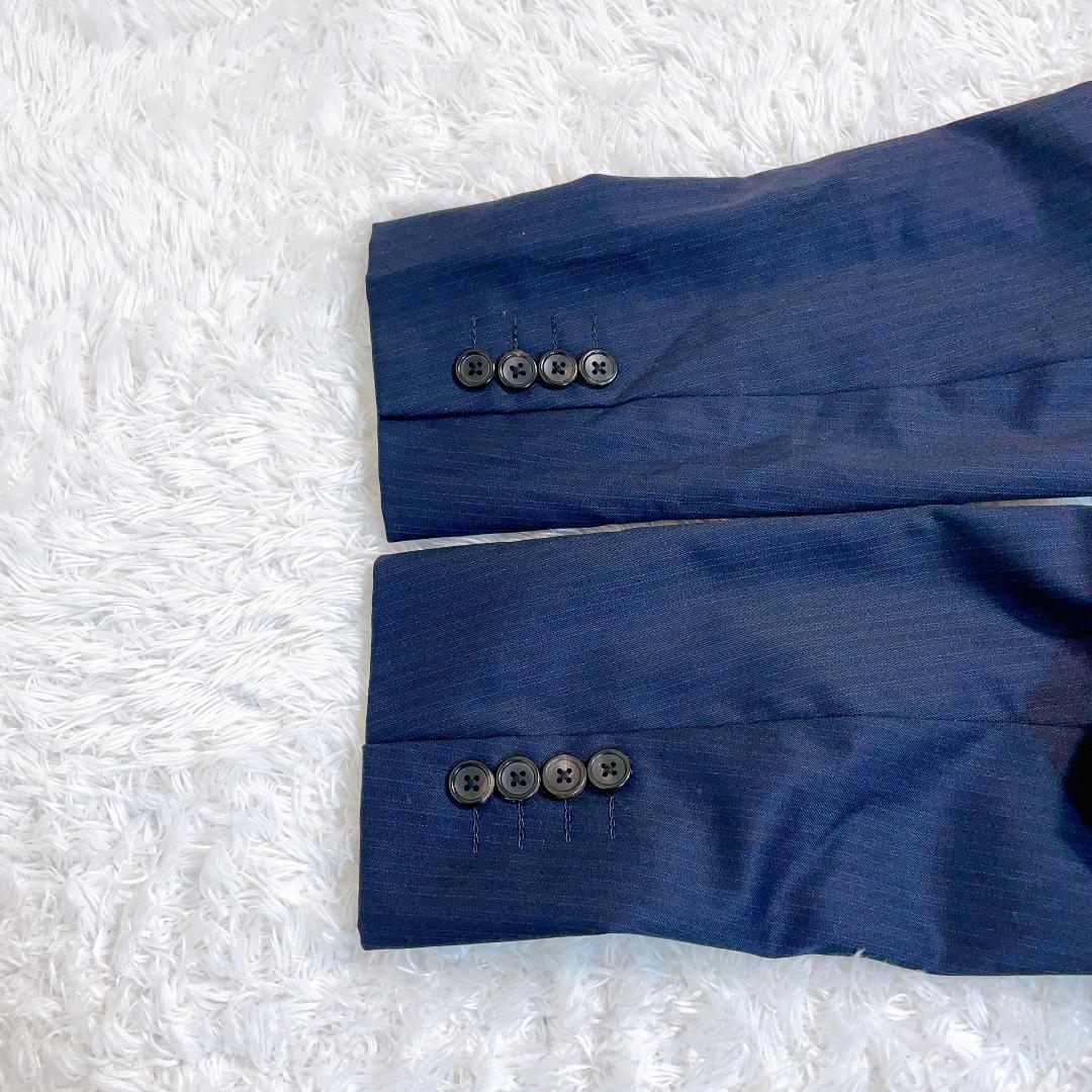 J.PRESS　セットアップスーツ　ネイビー　ストライプ　A5