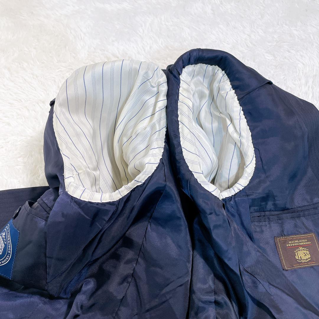 J.PRESS　セットアップスーツ　ネイビー　ストライプ　A5