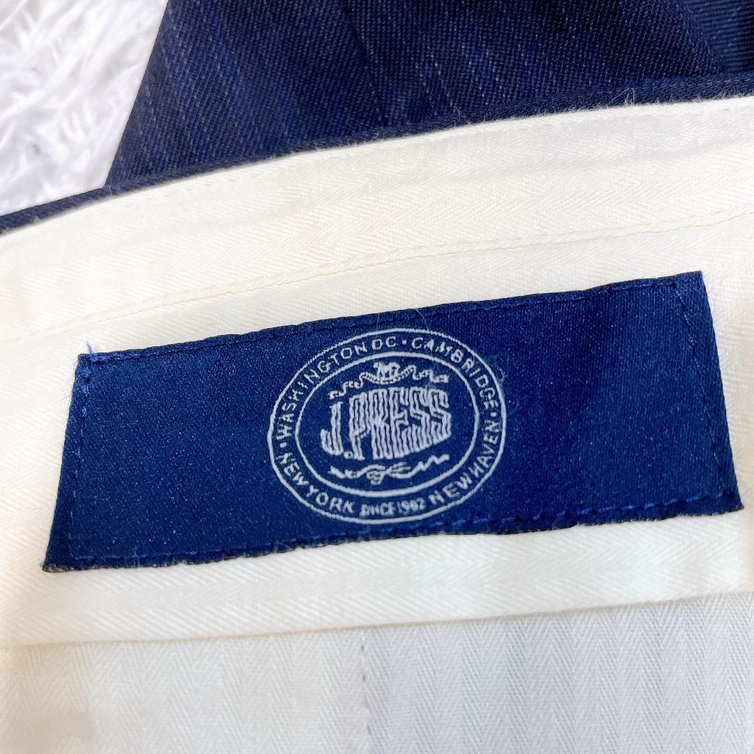 J.PRESS　セットアップスーツ　ネイビー　ストライプ　A5