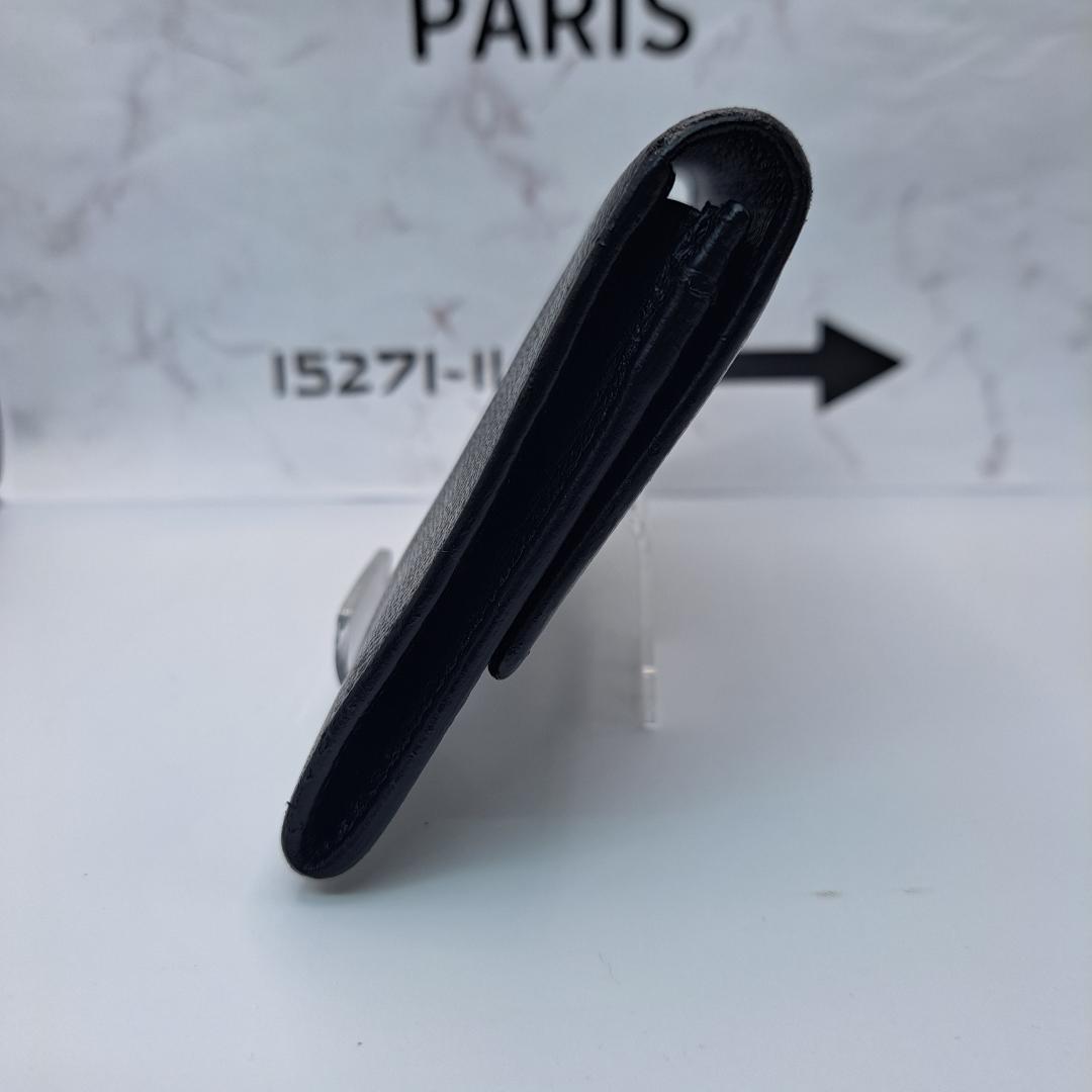 レア　CHANEL　ココボタン　コンパクト　ブラック　 二つ折り財布　財布