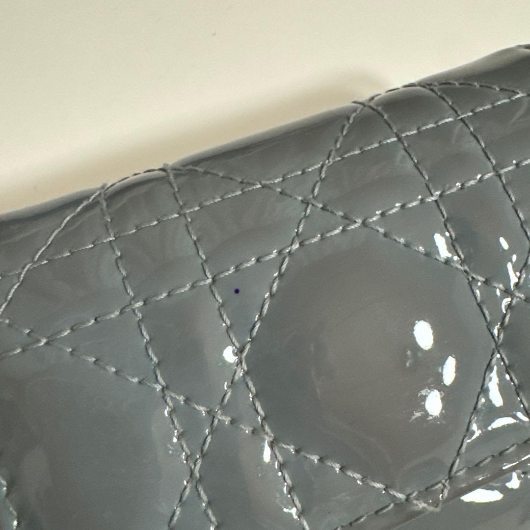 箱付きChristian Dior Lady Dior Lotus ウォレット