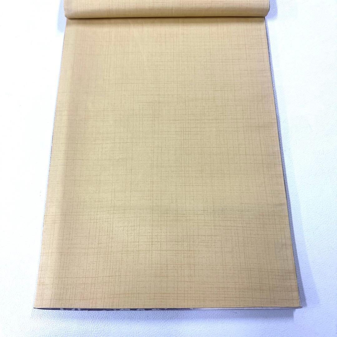 専用帯6009 ●高級 正絹 紬 全通 袋帯 華文 花文