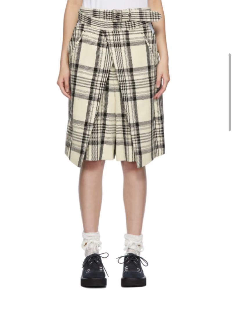 コムデギャルソン　千鳥格子　ショーツ