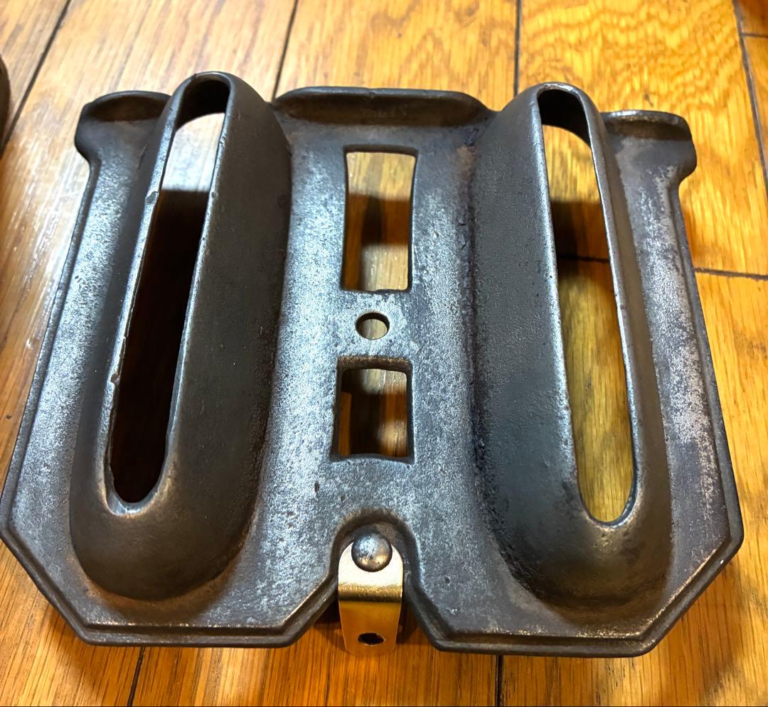 美品 アイロンストーブ ユニオン ダブル レイルロードランタン オイルランタン