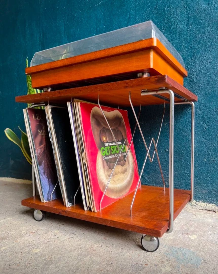 60年代 ブリティッシュ ミッドセンチュリー レコードラック