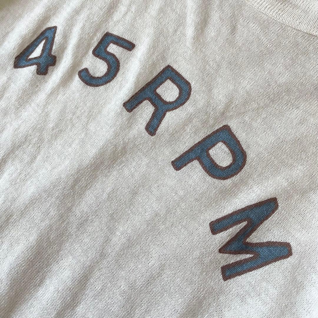 45R 極美品 ギマニットの45星Tシャツ 2 白