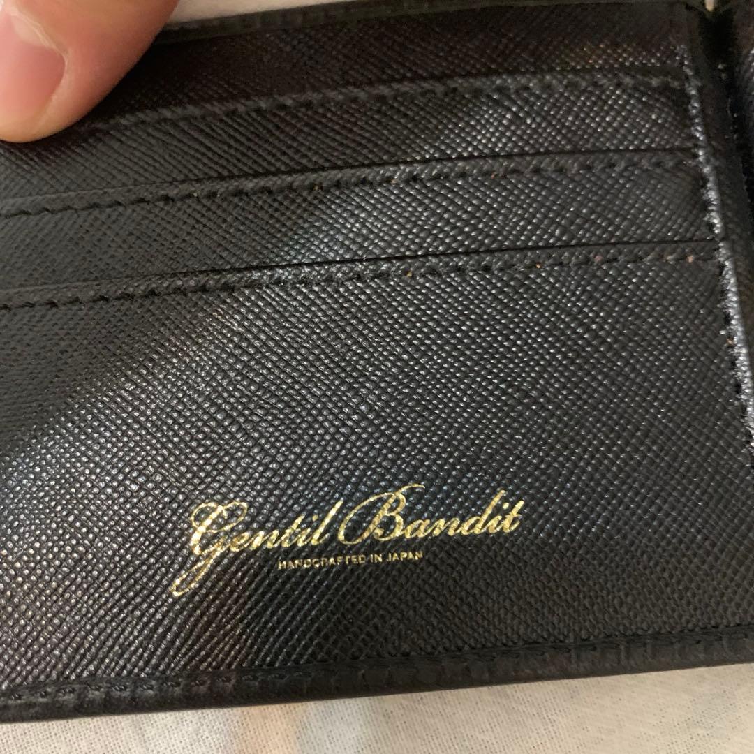 新品未使用　ジャンティバンティ　黒　マネークリップ　レザー　ブラック　迷彩