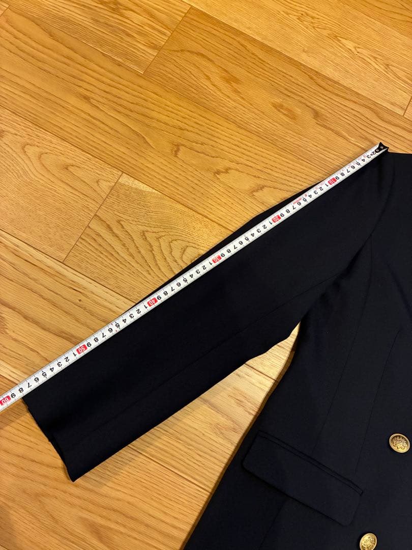 GALLARDAGALANTE ピークドラペルジャケット ネイビー