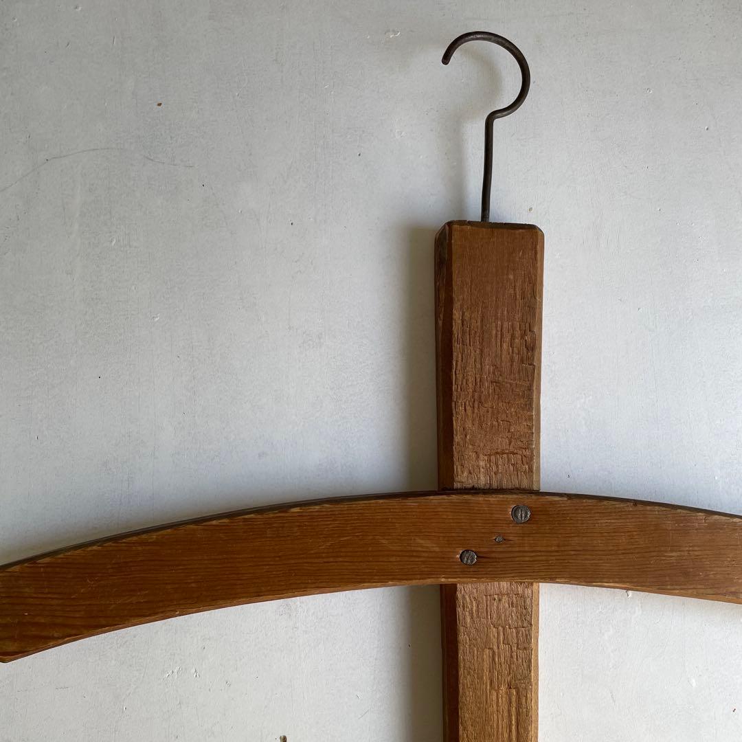 フランスアンティーク　クロスハンガー　2本　おまけ付き